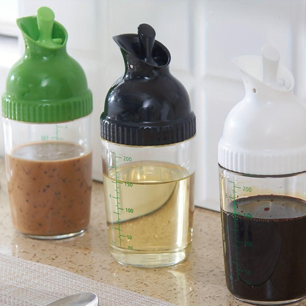 Plastic Salad Dressing Bottle Easy Grip Oil Bottle Universal Seasoning Bottle  Home