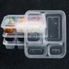 Disposable Microwavable Compartment Lunch Box with Lid
