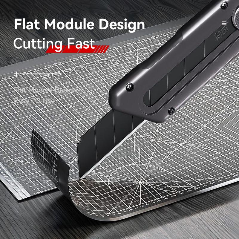 Utility Knife Heavy-Duty Thickened Zinc Alloy Wallpaper Knife Industrial Grade Durable Multifunctional Stainless Steel