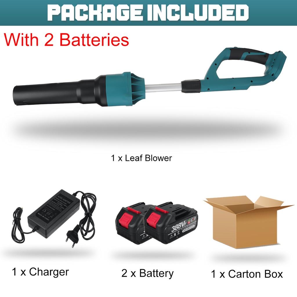3000W Brushless Cordless Electric Blowing Suction Leaf Blower Air Blower PC Dust Cleaner Collector for 18V Battery