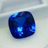 Natural Blue Tanzanite Loose Gemstone 24.40 Ct Square Cushion Shape for Jewelry Making and Crafts