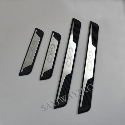 Fit For MAZDA CX-9 Cx9 Door Sill Scuff Plate Threshold Luminated Pedal Pad Car Styling