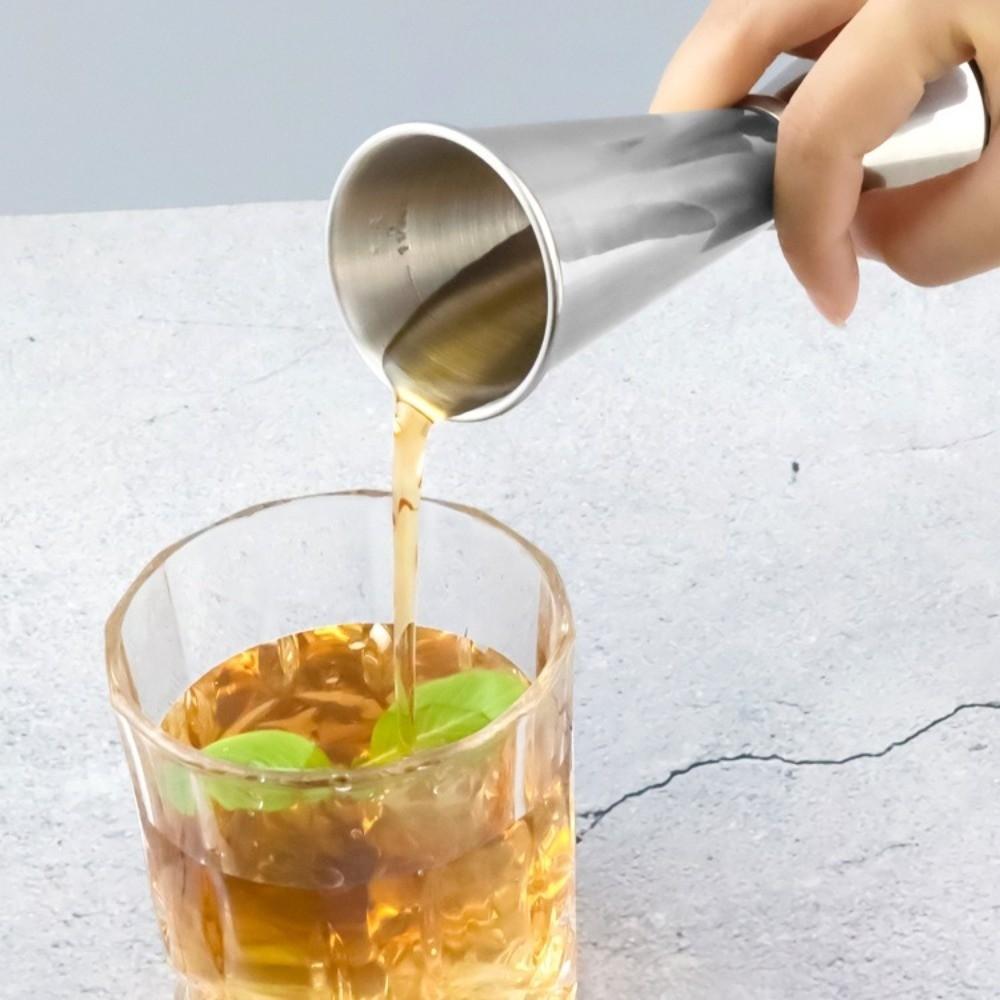 1oz / 2oz Double Cocktail Jigger Stainless Steel Cocktail Measuring Cup  Bartending Tools