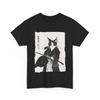 Samurai Cat Vintage Ukiyo-e Warrior Art Graphic Cat Art T-Shirt Unisex T-Shirt