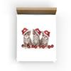 Christmas 3D Digital Printing Quilt Set Three-Piece Christmas Cat
