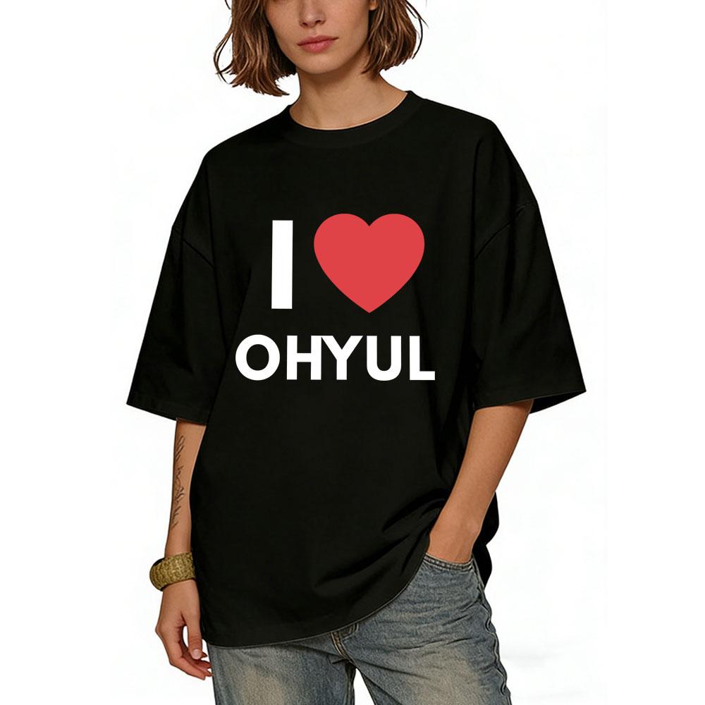 

I Love Lngshot T-shirt Summer Men Women Kpop Fashion Trend T Shirts Men s Casual Cotton O-collar Tshirt Male Vintage Streetwe... 5XL різнокольоровий