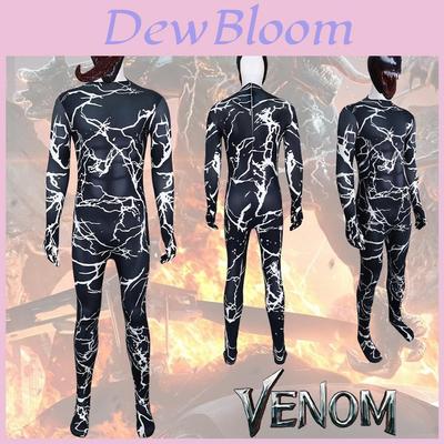 Venom Cosplay Costume For Kids With Polyester Fabric For Role Play And Halloween