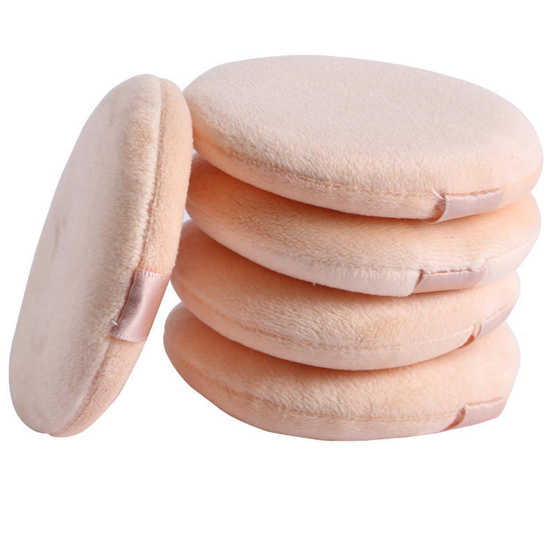 5pcs Glove Round Make-up Puff Facial Beauty Sponge Powder Puff Pad Face Foundation Makeup Cosmetic Tool Foundation Make-Up Puff