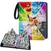 Card Album with Zipper, 9-Pocket 50 Pages Holds 900 Cards, Wear-Resistant and Waterproof, Ideal for Collectors