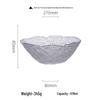 ZISIZ Glass Snack and Fruit Bowl Set