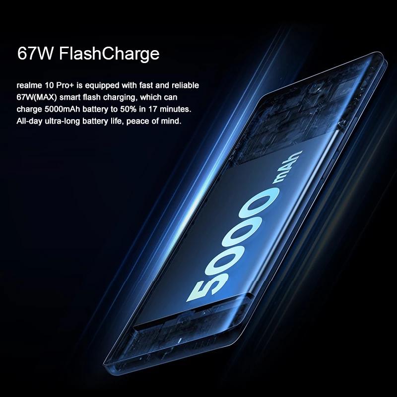 Купить Realme 10 Pro Plus Мобильный телефон 108MP Камера Dimensity 1080 ...