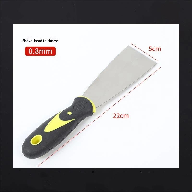 Stainless Steel Putty Knife Plastic Handle Scraper Flexible Blade Filling Painting Tool For Diy Wall Renovation Construction Use