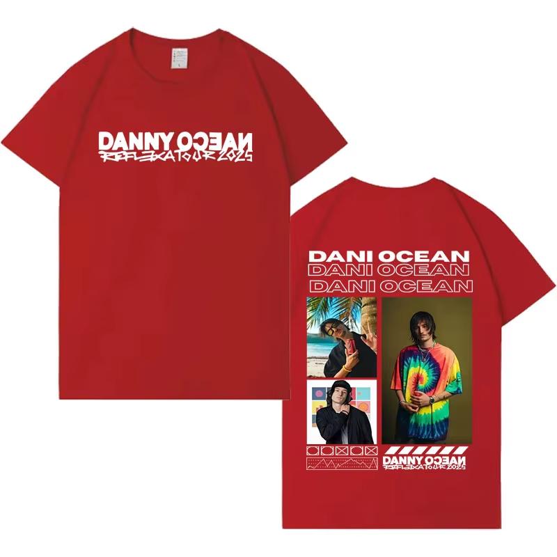 Rapper Danny Ocean Album Tour Graphic Tshirt 2026 Mens Harajuku ONeck Casual Clothes Classic Casual Short Sleeves Top Unisex