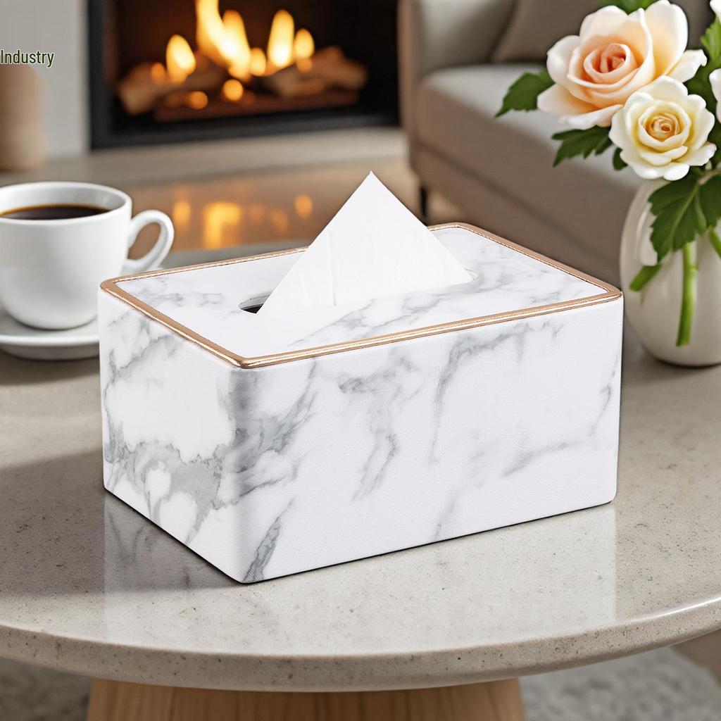 Luxurious Desktop Tissue Box: Stylish Design for Home, Hotel, or Restaurant
