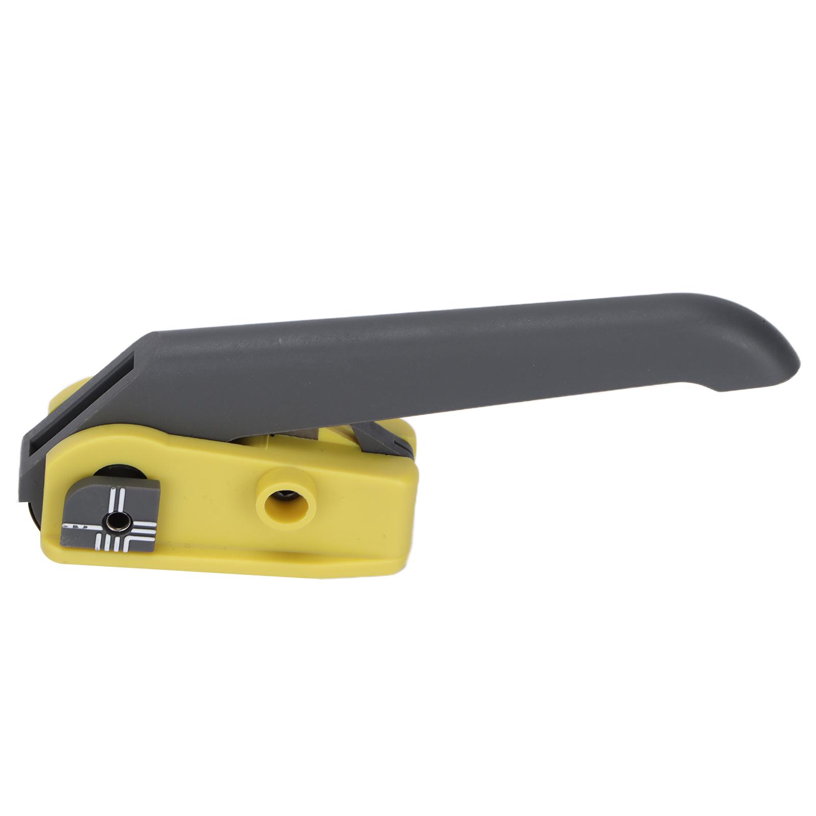 

Инструмент для зачистки оптического кабеля, желто-серый адаптер, эргономичный, прочный, долговечный, с двойным лезвием, оптический кабель