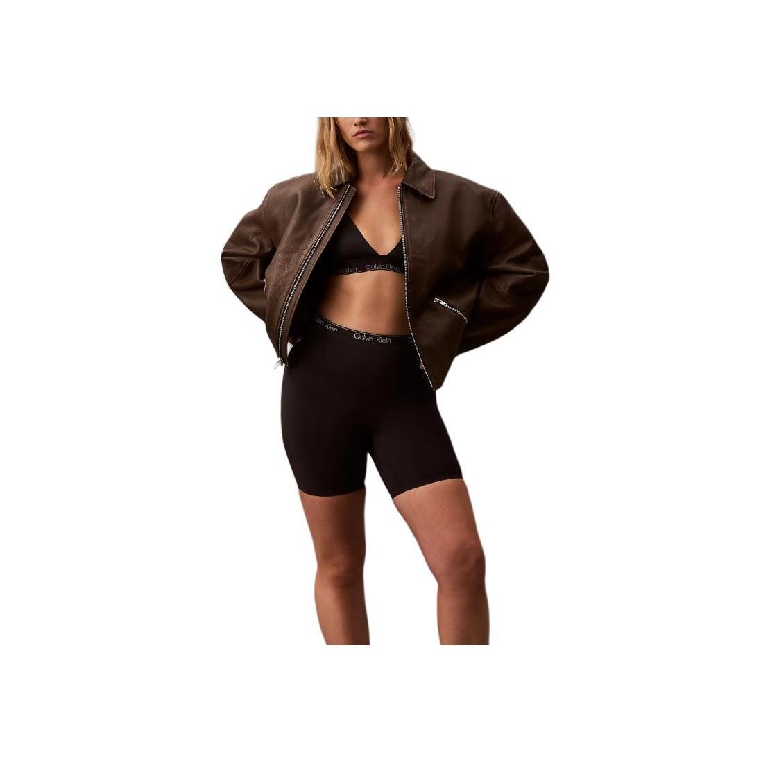 

Calvin Klein Буквенный пояс Удобные брюки с высокой талией и мягкой коррекцией Женские брюки LV00QF8324-UB1 XL