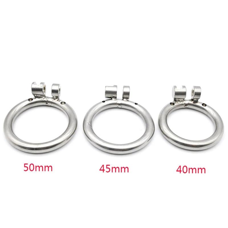 Super Small Stainless Steel 3 Size Bird Cock Cage Lock Adult Game Metal Male Chastity Belt Device Penis Ring Sex Toys For