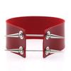 Alloy Spike Leather Choker, Rock Punk Harajuku Spiked Clavicle Necklace