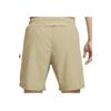 Nike Dri-FIT Challenger Letter Print Mens Breathable Sports Training Color Block Straight Leg Shorts Men shorts Olive-Green DX0915-276