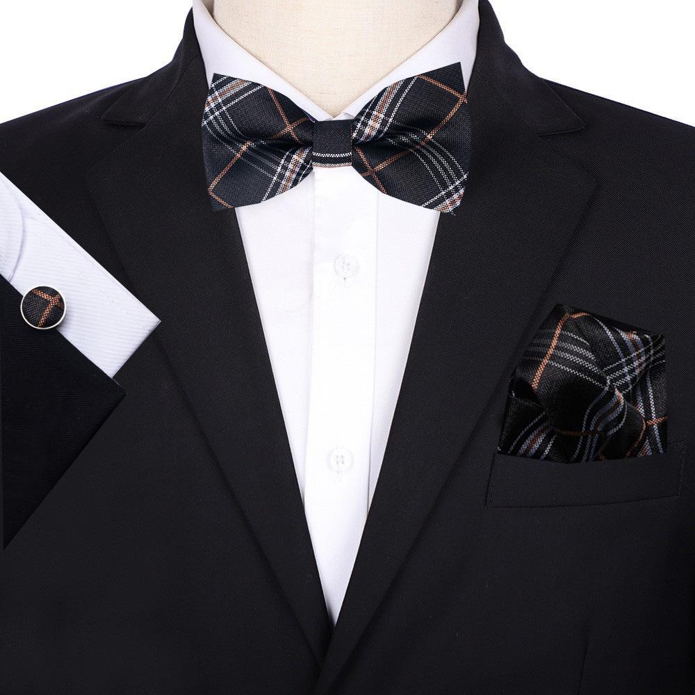 Men'S Groom Wedding Host Solid Color Bow Tie Best Man Suit Korean Version Shirt Bow Tie Wedding Men'S Bow