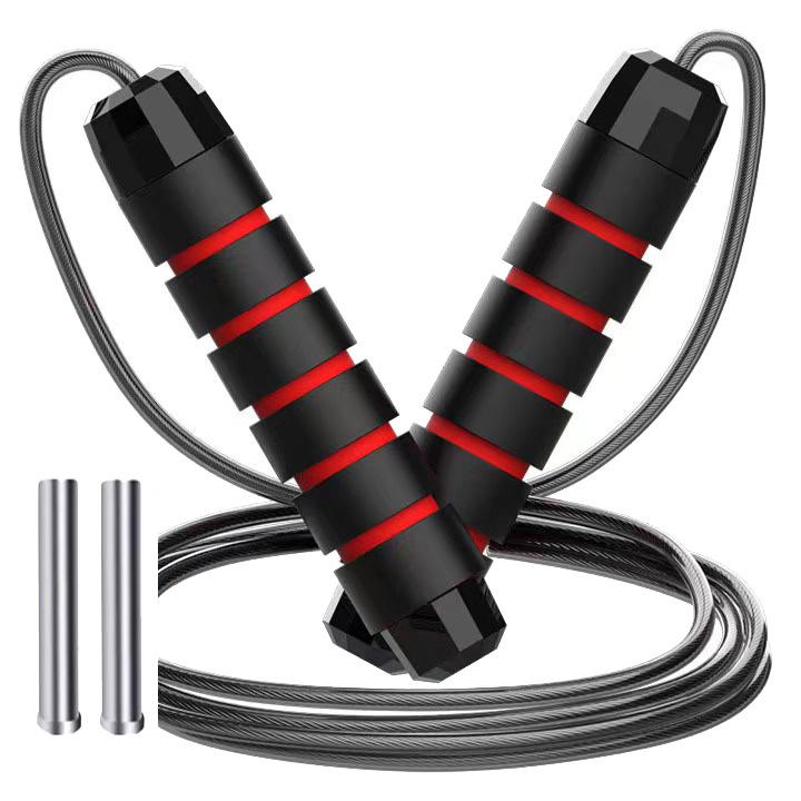 Fitness Steel Wire Weighted Skipping Rope for Speed & Training