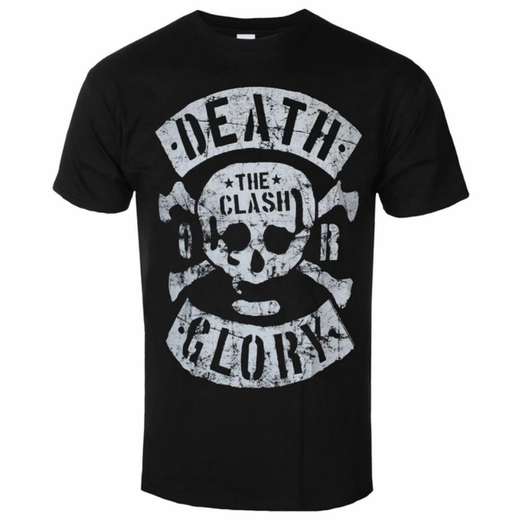 Clash Star Badge Patternprint Tshirt Classic Hardcore Punk Band Tshirt Suitable For Both Unisex And Unisex To Wear