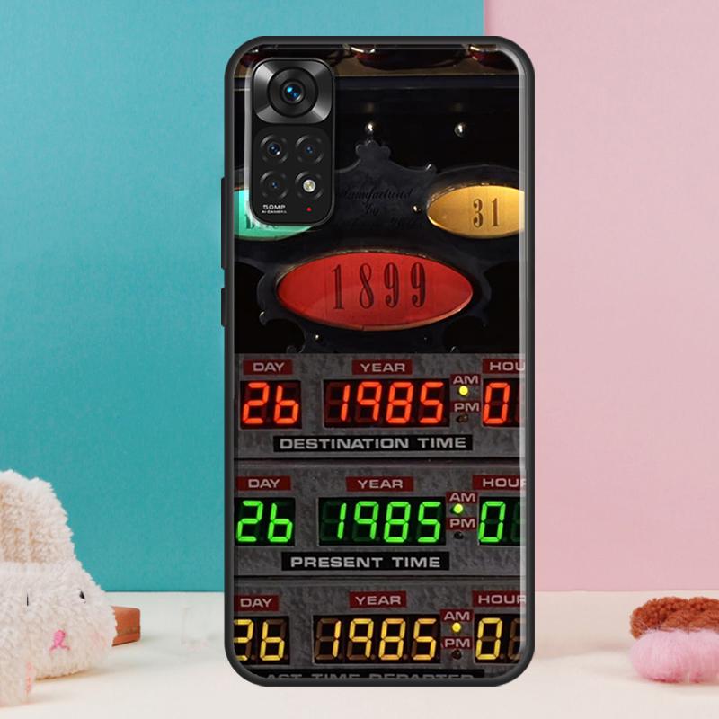 Back To The Future Time Machine Case For Xiaomi Redmi Note 13 12 Pro 14 11 9 10 9S 10S 11S 12S Redmi 14C 13C 10C 12C Cover