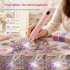 Wireless Rechargeable Electric Drill Dotting Pen for Diamond Painting - Includes Customizable LOGO, Wax-Free DIY Accessory
