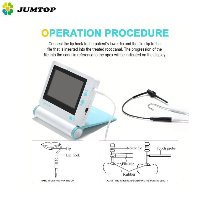 4.5Inch Color LCD Upgrade Apex Locator Root Canal Treatment Dental Endodontic Portable Oral Therapy Surgical Equipment