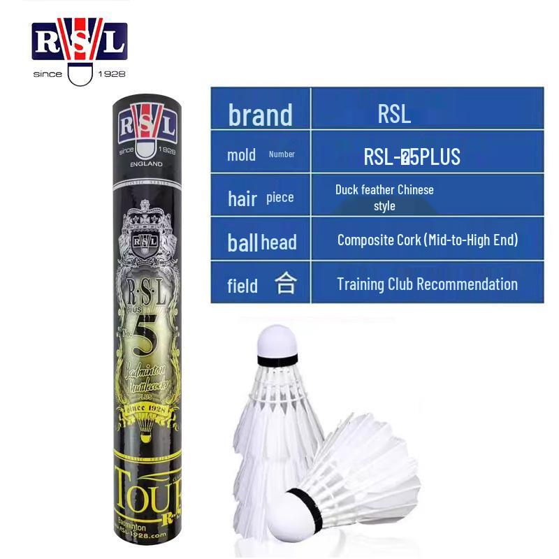 RSL4PLUS Official Genuine RSL Badminton Training Ball for Indoor Competition - Super Durable
