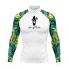 Mens Long Sleeve Rash Guard Set UV Protection Quick Dry Snorkeling Surfing Suit Beach Vacation