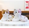 Tricolor Kitten Plush Toy - Cute Orange Cat Desk Companion Ornament Doll