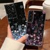 Kirschblütenmuster Handyhülle Für Samsung Galaxy S26 S25 S24 S23 Ultra S22 Plus S24 S21 FE S25 Edge Transparent Weiche Hülle
