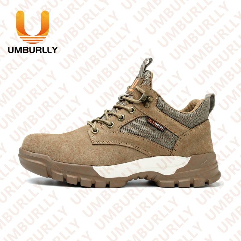 

Трудовые страховочные ботинки мягкие эластичные дышащие противоударные противопрокольные защитные ботинки стальной подносок удобные нескользящие рабочие Khaki + 41