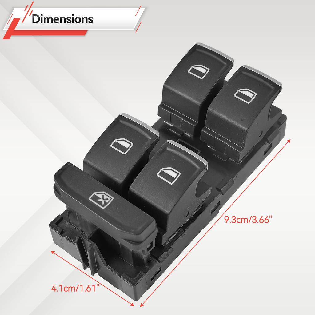 Driver Electric Master Window Switch Button For Volkswagen VW Golf Mk7 Passat B8 Tiguan Touran Skoda Seat 5G0959857A 5G0959857