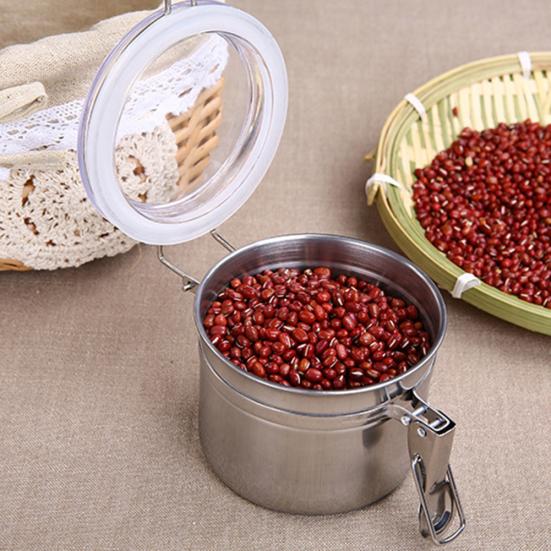4/5palcová kovová vzduchotěsná dóza na sušené mléko, kávová zrna, čajová dóza s víčkem
