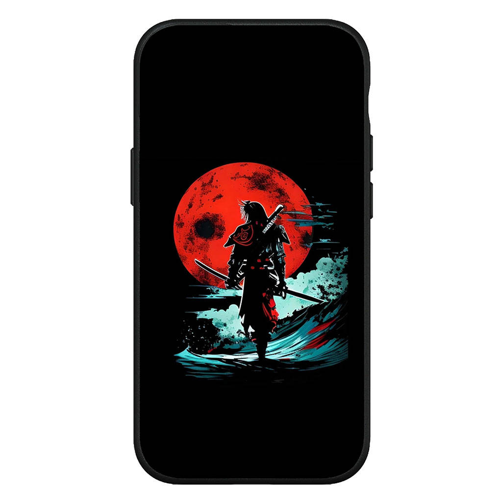 Cover for iPhone 16 15 Xiaomi Redmi Note 14 13 12 11 Pro Max 16e Samsung Galaxy S25 S24 S23 Moto OPPO Huawei Ninja Bushido Samurai Yin Yang Phone Case