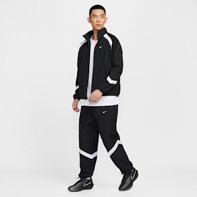 Men's Pants Nike Casual Pants Men's Black Moderate Cuffed Pants