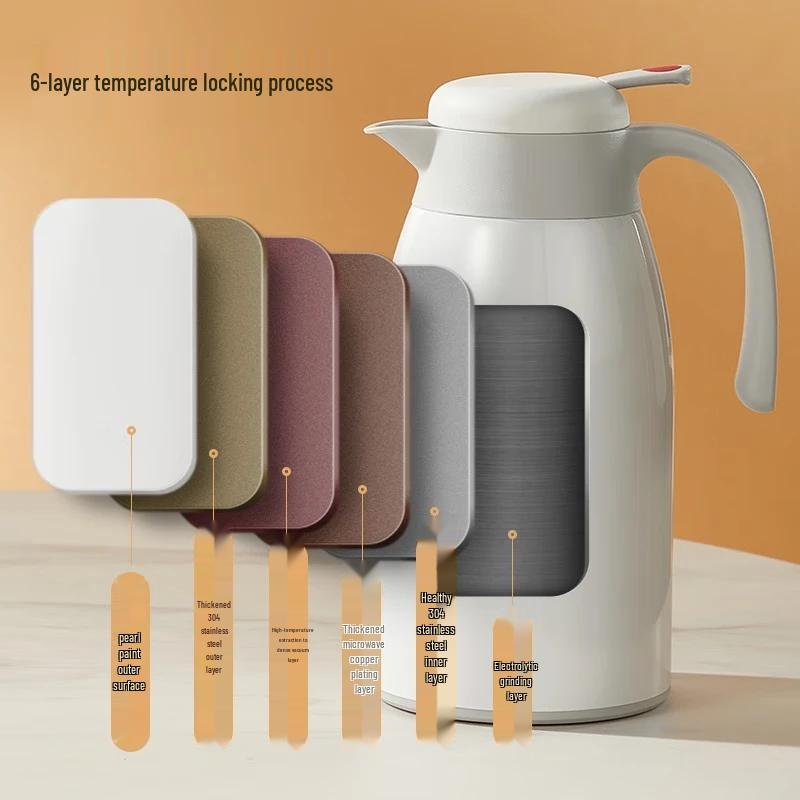 Chui Da Huang 304 Stainless Steel Insulated Thermos Pot