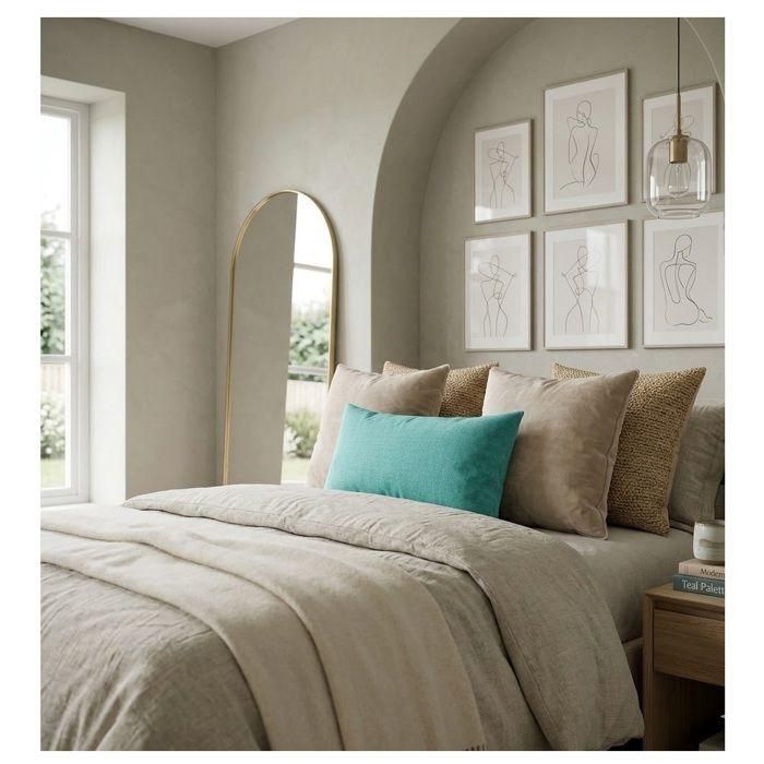 Coussin polyester uni 30 x 50 cm Pop color celadon
