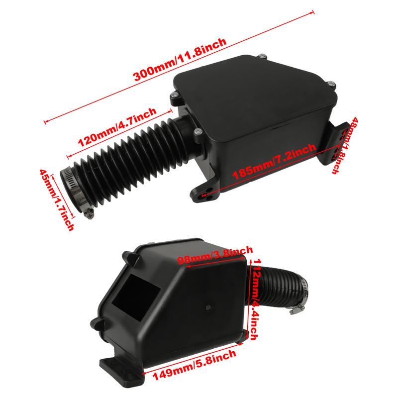 For 150cc-200cc EngineQuad ATV UTV Air Filter Box Intake Cleane Go Kart Scooter Moped Replacement Motorcycle Accessories Parts