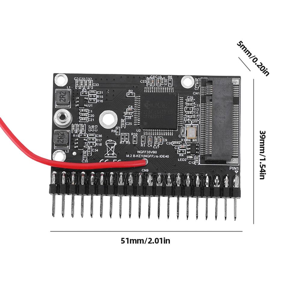 NGFF SSD To 3.5inch IDE 44pin Adapter Card NGFF SSD To 3.5 IDE Converter 150MB/s Converter Card Driver-free Computer Accessries