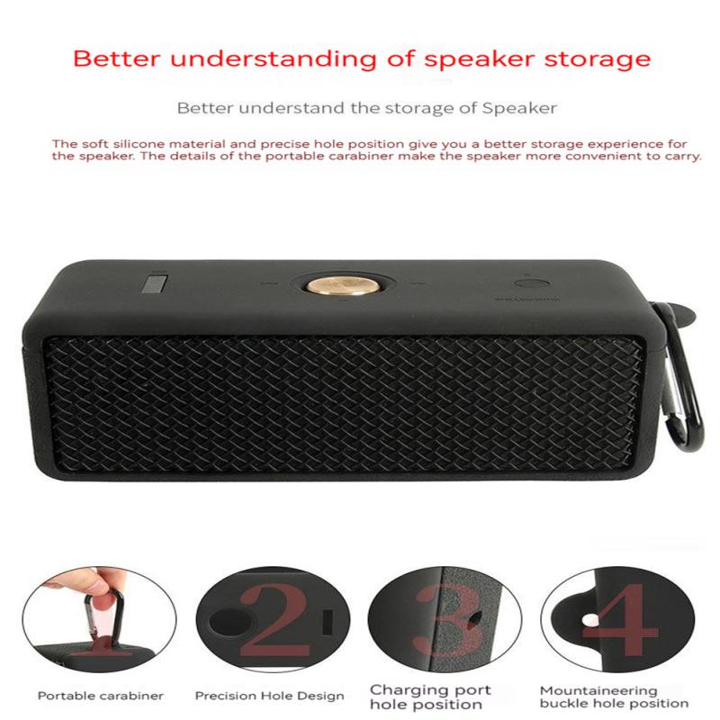 Dust-proof Silicone Case Shell Compatible For Marshall Emberton Bluetooth-compatible Speaker
