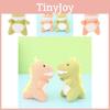 Adorable Korean Style Small Plush Dinosaur Keychain Miniature Dinosaur Stuffed Toy