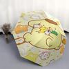 1pc Pompompurin Automatic Opening/Closing Umbrella with Star-Shaped Handle - Portable Folding Design, 8-Bone Iron Frame Outdoor Umbrella for Festive G