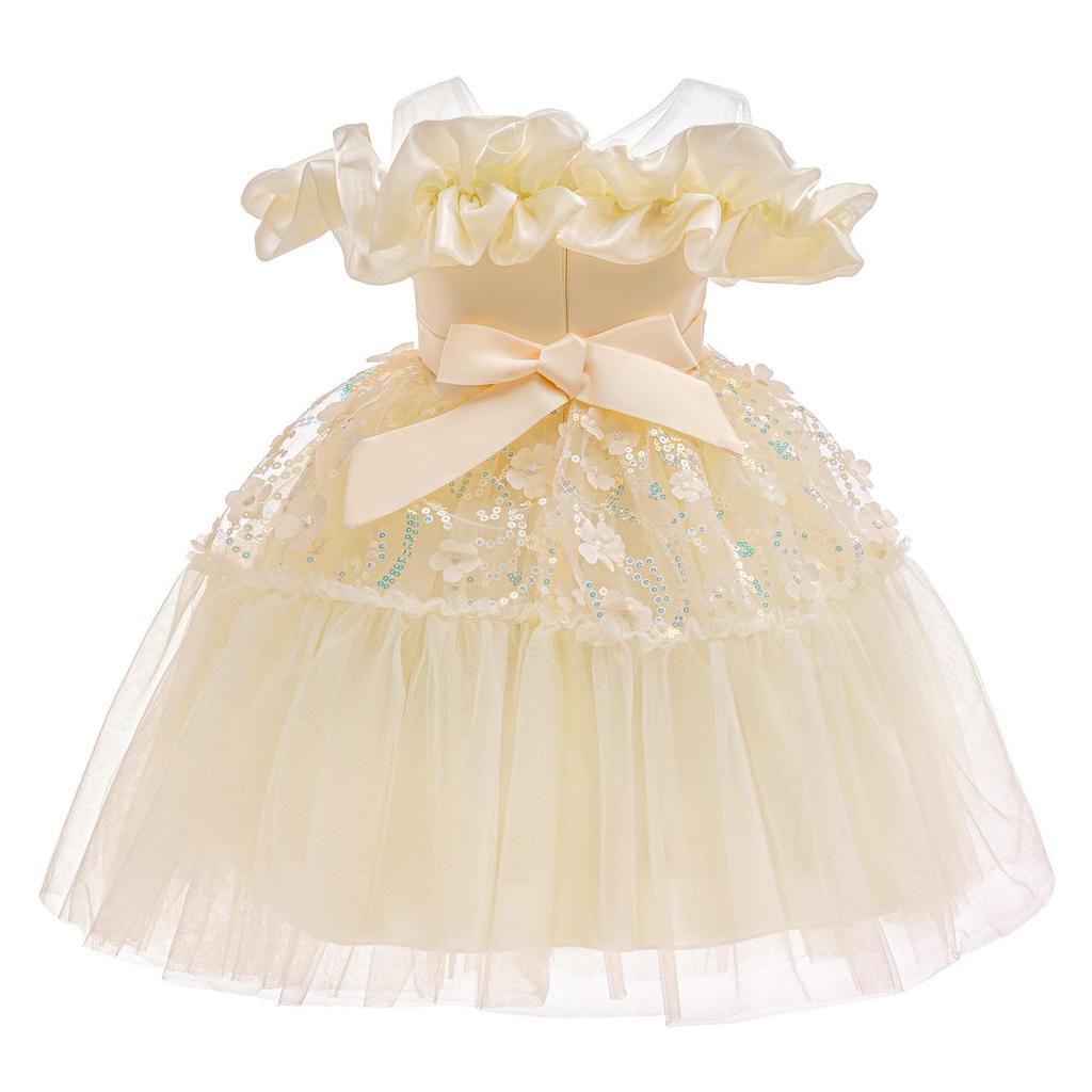 Girls' Cross-Border Flower Princess Dress 2025 - New Children's Performance Dress