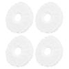 4 Stück Wischer Mopp Pad Faser Reinigung Mopp Tuch Ersatz für DEEBOT X1 Saugroboter