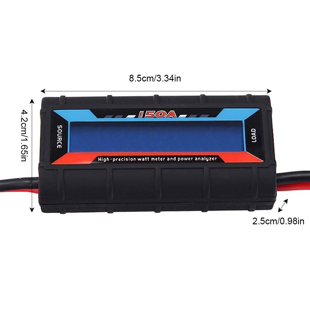 200A/150A  LCD Digital High-precision Amp Watt Meter RC Battery Solar Power Analyser  12V Power Filter Ammeter