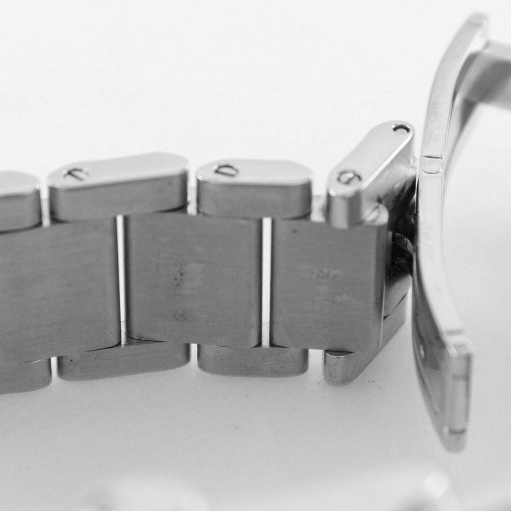 baume & mercier Diamant Watches Diamond Bezel Silver White shellDial Stainless Steel Quartz Analog Display Women Used