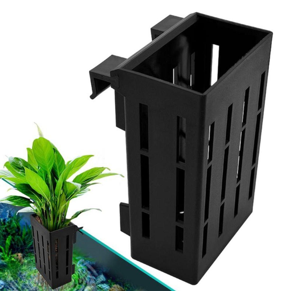 Glass Pot Fish Tank Hydroponic Planting Basket Planted Tank Aquarium Planter Cups  for Fish Tank